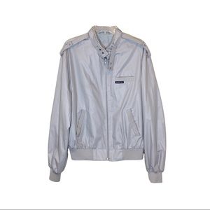 Vintage Members Only Gray Bomber Jacket Size 44